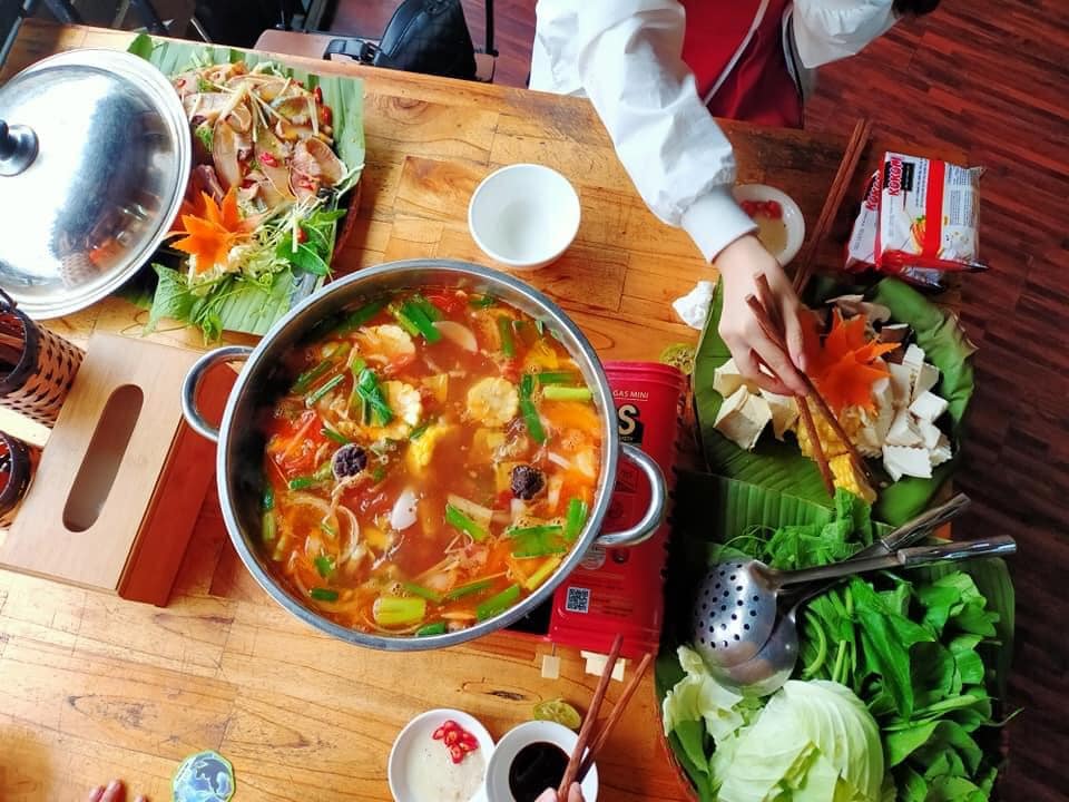 cách làm lẩu cá tầm